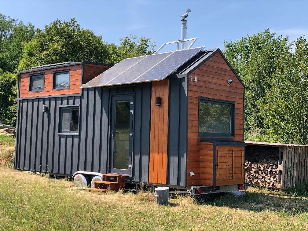 Premium Tiny House mit Offgrid-Ausbau (auf Anhänger) 