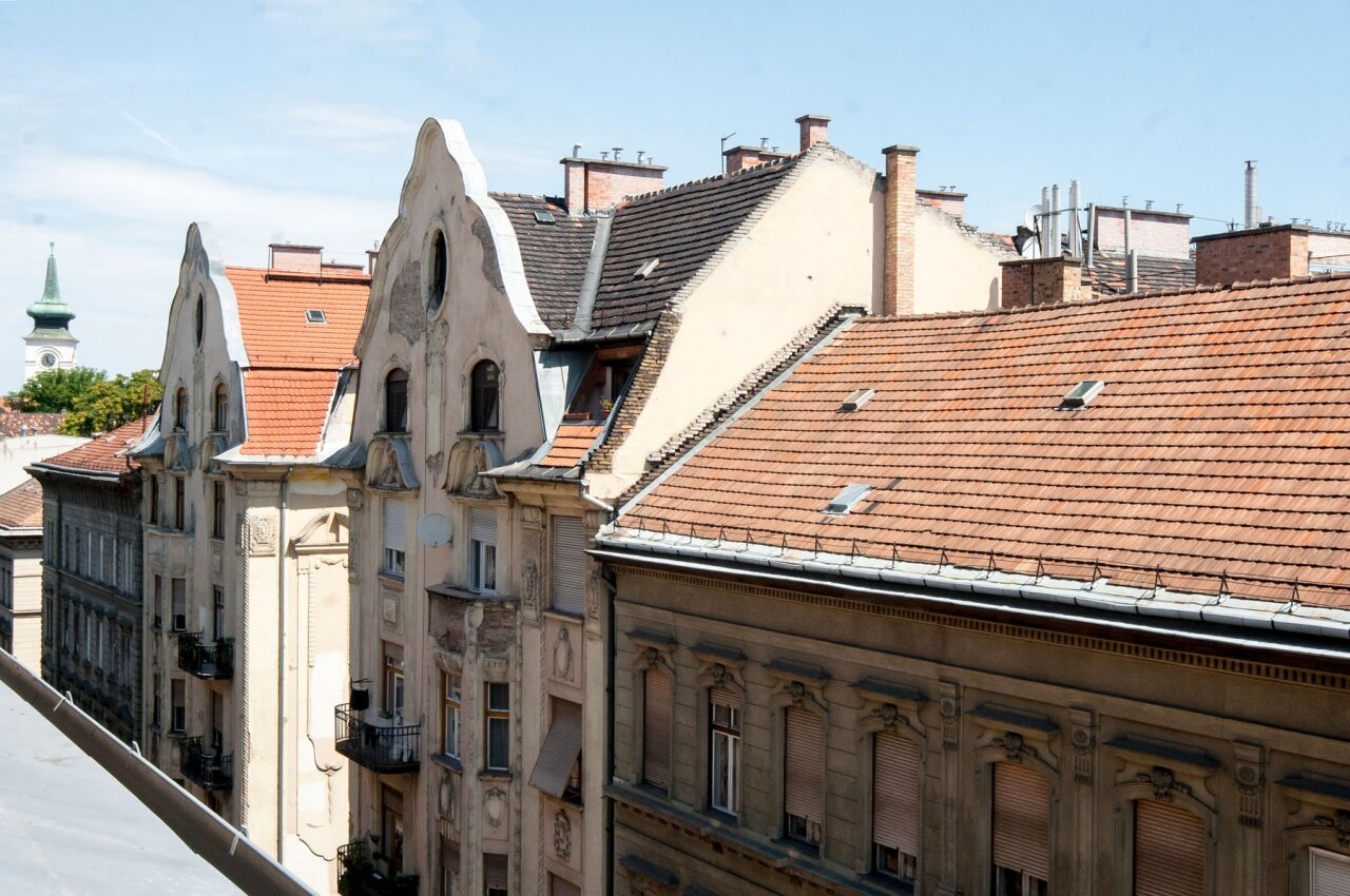 Blick aus dem Fenster