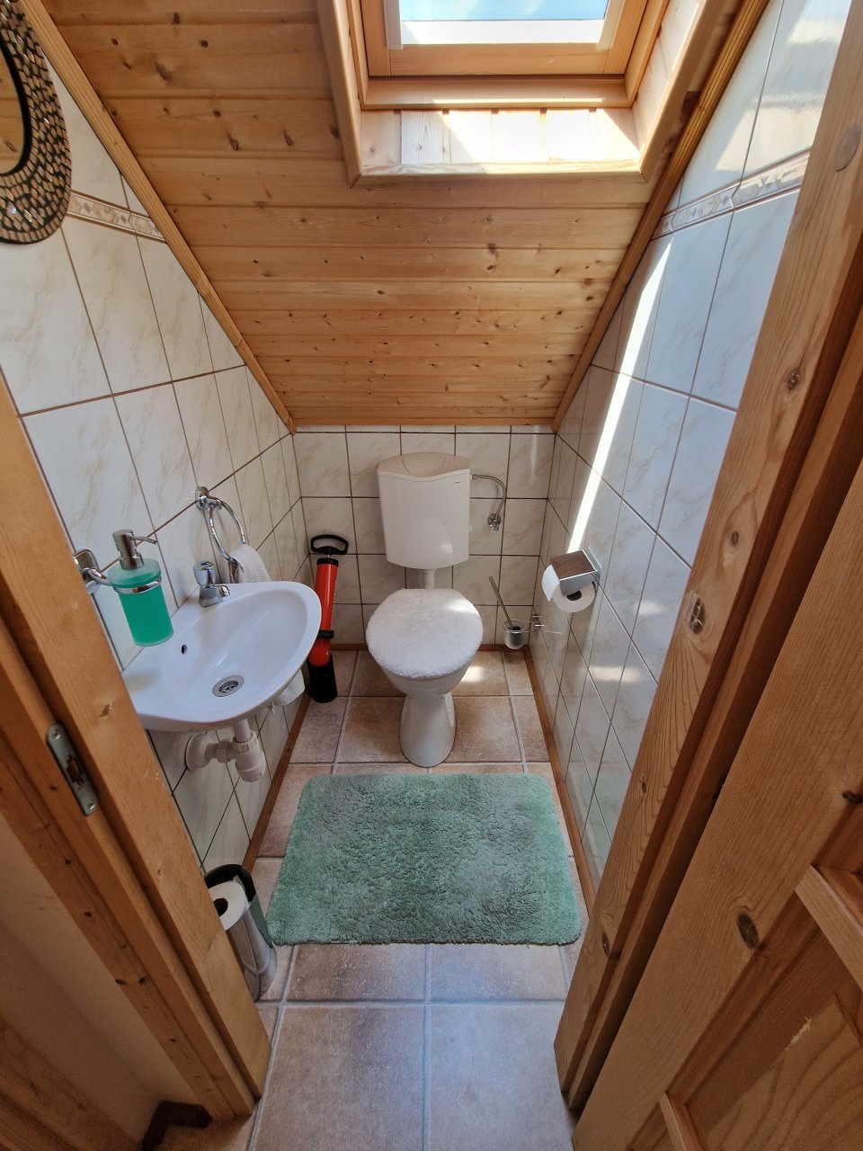 WC oben