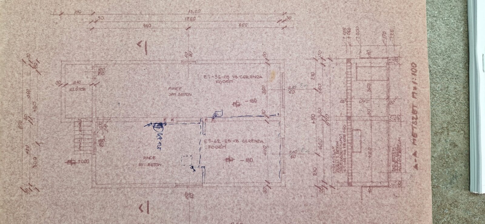 Untergeschoss Haus 1